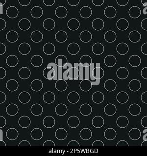 Hintergrund für nahtlose kreisförmige Kontur Stock Vektor