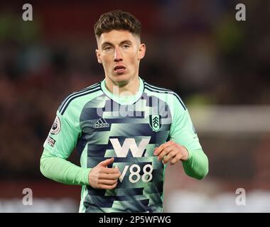 London, England, 6. März 2023. Harry Wilson von Fulham während des Premier League-Spiels im GTECH Community Stadium, London. Das Bild sollte lauten: Paul Terry/Sportimage Stockfoto