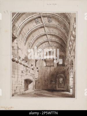 Campbell Castle - The Hall, Robert William Billings (London, England, 1813 - 1874) 1850 Stockfoto