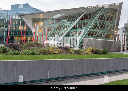 Das Bord Gáis Energy Theatre (ursprünglich das Grand Canal Theatre) in den Docklands, Dublin, Irland Stockfoto