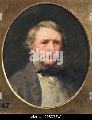 Self Portrait, William Charles Thomas Dobson (Hamburg, Deutschland, 1817 - 1898) 1884 Stockfoto