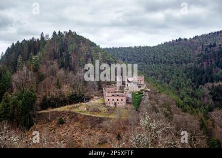 Schloss Spangenberg (Rheinland-Pfalz) Stockfoto