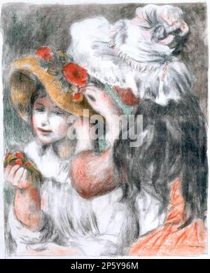 Le Chapeau Epingle, Pierre Auguste Renoir (Limoges, Frankreich, 1841 - 1919) 1898 Stockfoto