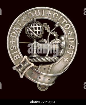 Clan Badge, M Rettie & Sons (Aberdeen, Schottland, 1824 - 1892) c. 1870 Stockfoto