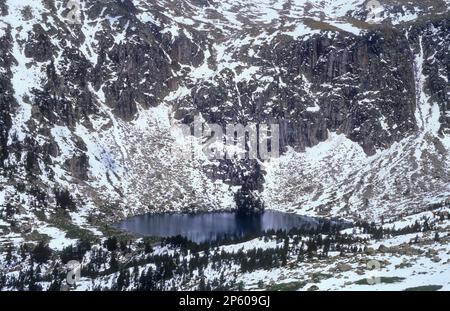 "Estany Redo´, Redo See, Aigüestortes i Estany de Sant Maurici National Park, Pyrenäen, Lleida Provinz, Katalonien, Spanien. Stockfoto