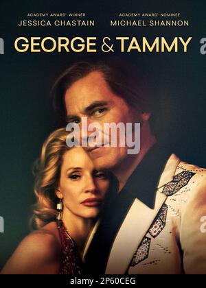 George und Tammy Poster Jessica Chastain & Michael Shannon Stockfoto