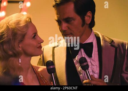 George & Tammy Jessica Chastain & Michael Shannon Stockfoto