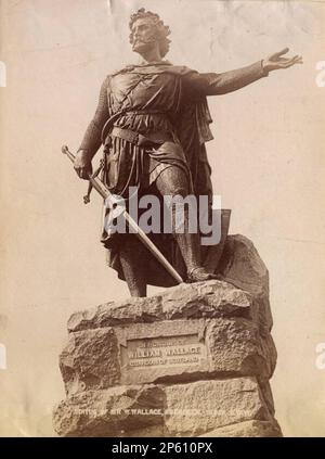 William Wallace Statue, 1880er Stockfoto