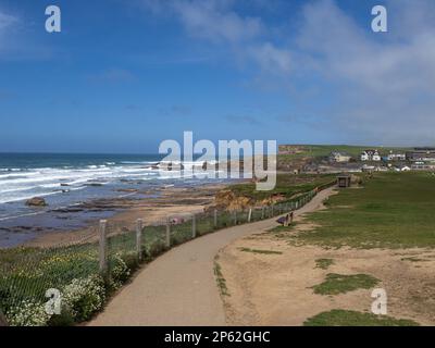Bude Küstenstadt im Nordosten Cornwalls, England Stockfoto
