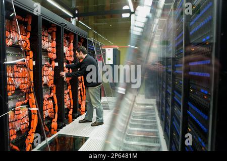 Barcelona: Supercomputer Mare Nostrum. In Barcelona Supercomputing Center-Centro Nacional de Computación (BSC-CNS). In der Jordi Girona Straße 31 Stockfoto