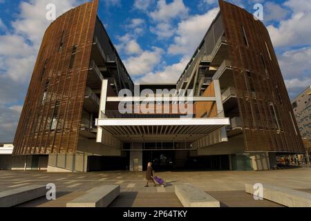 Barcelona: Barcelona Biomedical Research Park (PRBB). Von Manel Brullet und Albert Pineda. 88 Doktor aiguader. Stockfoto