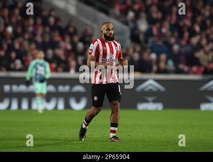 6. März 2023; GTECH Community Stadium, Brentford, London, England; Premier League Football, Brentford gegen Fulham; Bryan Mbeumo aus Brentford Stockfoto