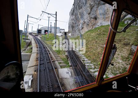 Schweiz, Kanton Luzern, Pilatus Bahnen Stockfoto