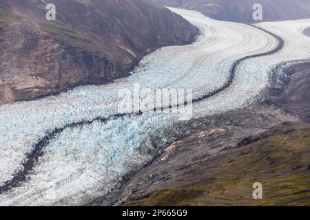 Flugbesuche von Haines über die Fairweather Range im Glacier Bay National Park, Südost-Alaska, Vereinigte Staaten von Amerika, Nordamerika Stockfoto