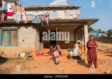 Nepal, Sangha, Alltag Stockfoto