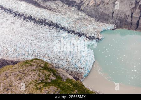 Flugbesuche von Haines über die Fairweather Range im Glacier Bay National Park, Südost-Alaska, Vereinigte Staaten von Amerika, Nordamerika Stockfoto