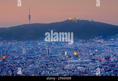 Barcelona: Blick über Barcelona Stockfoto