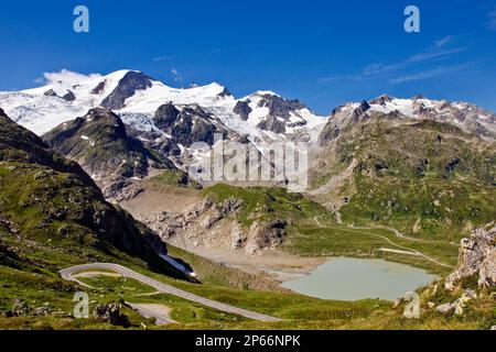 See, Steinsee, Gletscher, Steingletscher, Susten pass, Schweiz Stockfoto