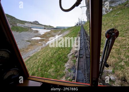 Schweiz, Kanton Luzern, Pilatus Bahnen Stockfoto