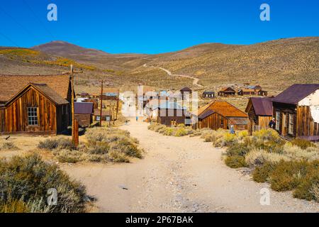 Bodie Geisterstadt, Mono County, Sierra Nevada, Ostkalifornien, Kalifornien, Vereinigte Staaten von Amerika, Nordamerika Stockfoto