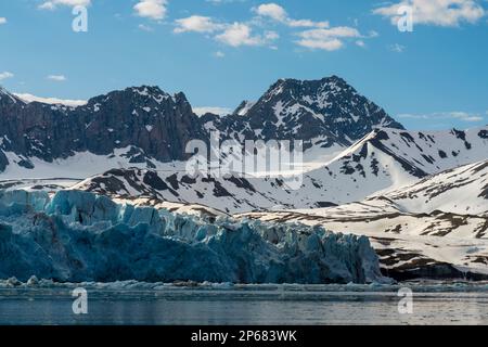 Kongsfjorden, Spitsbergen, Svalbard-Inseln, Arktis, Norwegen, Europa Stockfoto