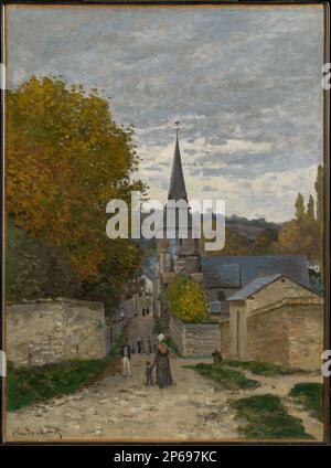 Claude Monet, Straße in Sainte-Adresse, 1867, Öl auf Leinwand. Stockfoto