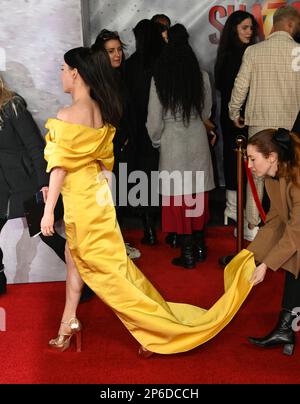 Lucy Liu nimmt an der Sonderuntersuchung von Shazam Teil! Fury of the Gods am Cineworld Leicester Square, London, Großbritannien. Foto: 7. März 2023. Stockfoto