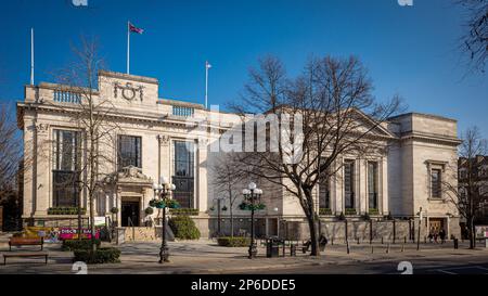 Das Rathaus Von Islington In London. Das Rathaus von Islington befindet sich in der Upper Street, Islington, London. Erbaut im Jahr 1930, Architekt Edward Charles Philip Monson. Stockfoto