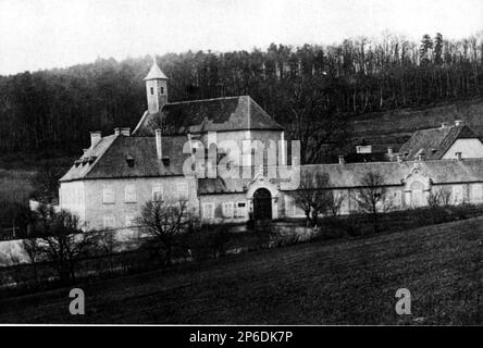 1889 , Mayerling , ÖSTERREICH : die Jagdschosses von Mayerling, wo Selbstmord begangen wurde der österreichische kronprinz RUDOLF von ABSBURG ( 1850 - Mayerling 30 . januar 1889 ) , die Geliebte von Mary von Vetsera , Sohn von Kaiser Franz Josef ( 1830 - 1916 ) , Kaiser von Österreich , König von Ungarn und Böhmen und Kaiserin Elisabeth von Bayer ( SISSI , 1937 - 1898 ). - FRANCESCO GIUSEPPE - JOSEPH - ABSBURG - ASBURG - ASBURGO - ADEL - NOBILI - NOBILTÀ - REALI - HABSBURG - HASBURG - ADEL - PRINCIPE EREDITARIO - RODOLFO --- ARCHIVIO GBB Stockfoto