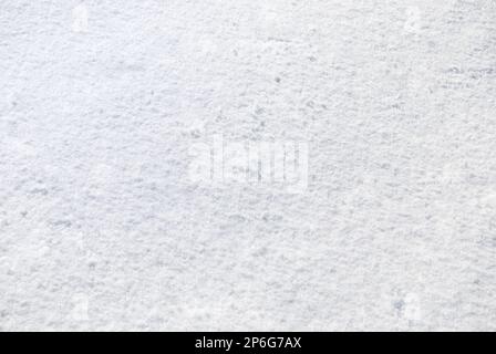 Frischer weißer Schnee im Hintergrund Stockfoto