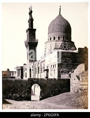Francis Frith, die Moschee der Emeer, Akhoor, Kairo, C. 1860, Albumen Silberdruck aus Glas Negativ. Stockfoto