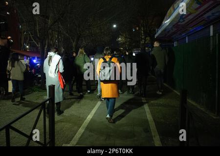 Rom, Italien. 07. März 2023. Ein Spaziergang namens „Libere Sempre“ wurde in Rom im Stadtteil Pigneto in Rom durchgeführt (Foto von Matteo Nardone/Pacific Press) Kredit: Pacific Press Production Corp./Alamy Live News Stockfoto