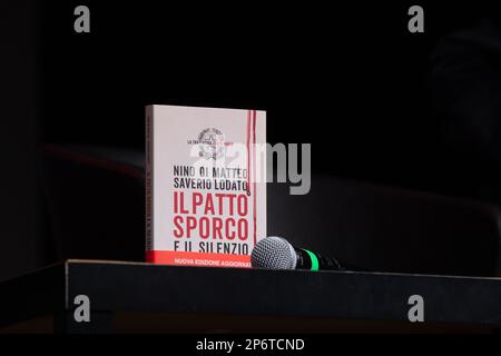 Rom, Italien. 07. März 2023. Präsentation des Buches "Il Patto Sporco e il silenzio" im Teatro Garbatella in Rom (Foto: Matteo Nardone/Pacific Press/Sipa USA) Kredit: SIPA USA/Alamy Live News Stockfoto