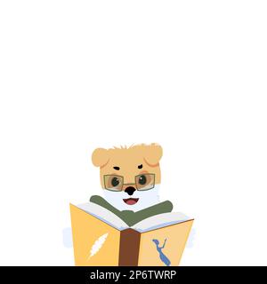 Vektordarstellung mit Schul- und Bürobedarf laing auf dem Schreibtisch. Papier, Bleistift, Stift, Lineal, Kalender. Buchstaben Ziffern. Mit der Hand leuchtende Farben zeichnen Stock Vektor