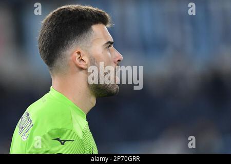 07. März 2023; Stadio Olimpico, Rom, Italien: UEFA Conference League, SS Lazio versus AZ Alkmaar; Luis Maximiano von SS Lazio Stockfoto