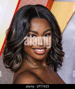 London, Großbritannien. 07. März 2023. Coco Jones besucht die „Shazam! Fury of the Gods' UK Special Screening am Cineworld Leicester Square in London. Kredit: SOPA Images Limited/Alamy Live News Stockfoto