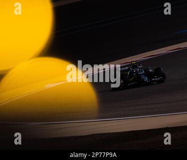 MANAMA, BAHRAIN, Sakhir Circuit, 4. März 2023: Nr. 14, Fernando ALONSO, ESP, Aston Martin Formel-1-Team, während des Bahrain Formel 1 Grand Prix Stockfoto