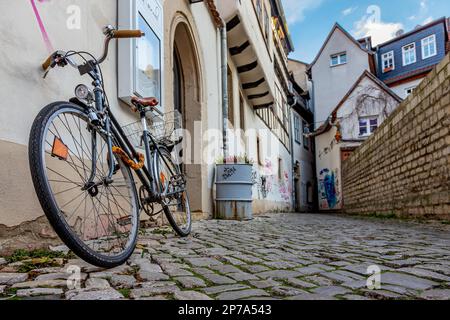 Fotografische Eindrücke aus der Landeshauptstadt Thüringen Erfurt Stockfoto