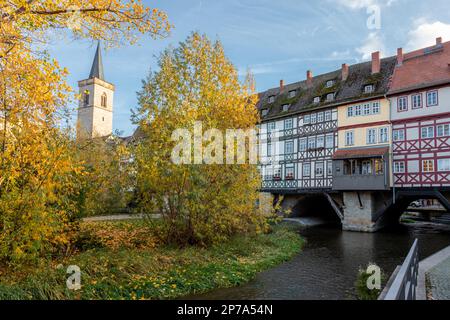 Fotografische Eindrücke aus der Landeshauptstadt Thüringen Erfurt Stockfoto