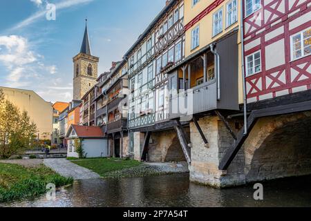 Fotografische Eindrücke aus der Landeshauptstadt Thüringen Erfurt Stockfoto