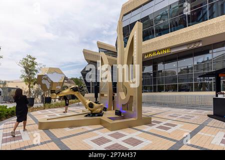 World Expo 2020 Dubai, Ukraine Pavillon, Außenansicht, Dubai, Vereinigte Arabische Emirate Stockfoto