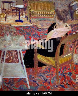 Madame Arthur Fontaine in einem rosa Schal, Edouard Vuillard, 1904-1905, Kunst Institut von Chicago, Chicago, Illinois, USA, Nordamerika, Stockfoto