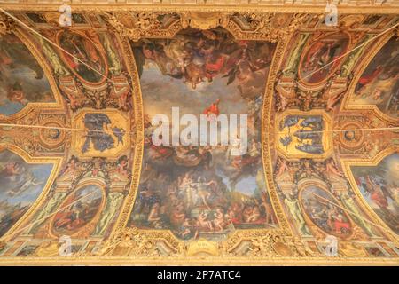 Chateau de Versailles, Departement Yvelines, Region Ile-de-France, Frankreich Stockfoto