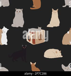 Ein nahtloses Muster, das für Drucke, Textilien, Design und vieles mehr verwendet werden kann. Die einzige Einschränkung ist Ihre Fantasie! Stockfoto