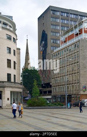 Bristol Street ecence im Sommer. Stockfoto