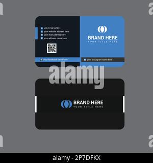 Modernes Visitenkartendesign Stock Vektor