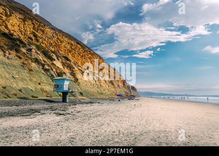 Torrey pines Strandlandschaft, San Diego Kalifornien Stockfoto