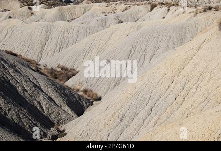 Wüstenlandschaft in der Nähe von Abanilla, Murcia Region, Spanien, Stockfoto