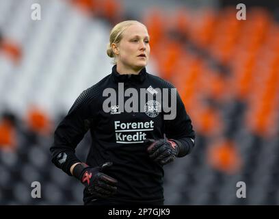 Laval, Frankreich. 21. Februar 2023. Laval, Frankreich, Februar 21. 2023: Aktion des internationalen Freundschaftsspiels zwischen Dänemark und Uruguay im Stade Francis Le Basser in Laval, Frankreich (James Whitehead/SPP). Kredit: SPP Sport Press Photo. Alamy Live News Stockfoto