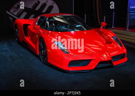 Supersportwagen im Toronto Metro Convention Centre ausgestellt Stockfoto